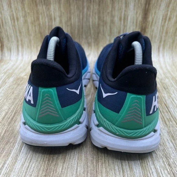 Hoka One One Clifton 7 Men's Size 9.5 D Blue Running Shoes Sneaker 1110508 MOAN - Picture 4 of 10